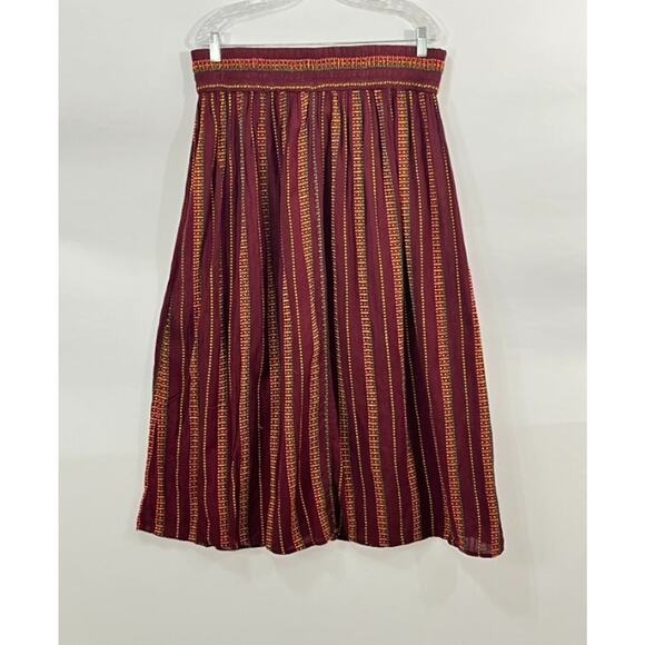 ACE & JIG Sz 1x Garnet Stripe Rara Midi Skirt - Picture 6 of 6